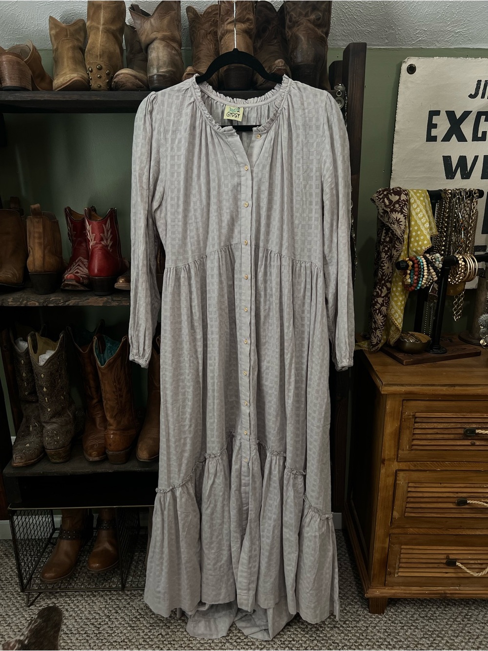 Jaded Gypsy Button Up Morning Walks Duster